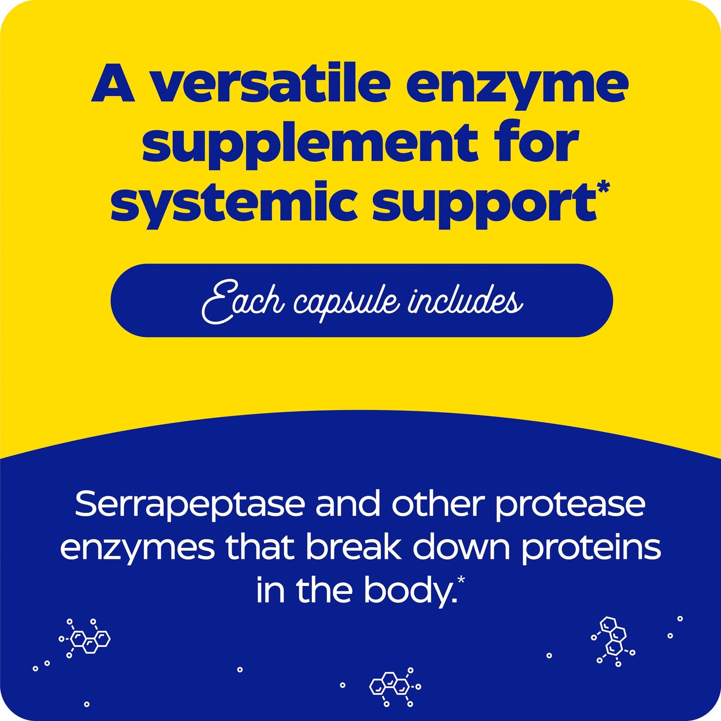 Enzymedica SerraGold High-Potency Serrapeptase Enzyme Supplement – 120 Count