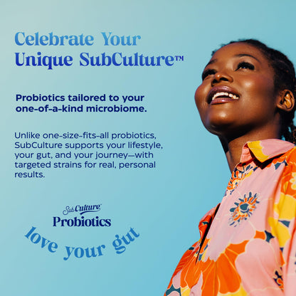 Enzymedica SubCulture Probiotics for Gas & Bloating – 50B CFU, 30 Count
