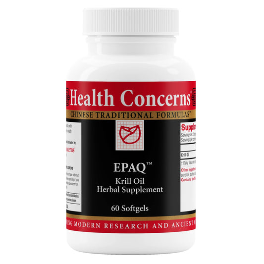 Health Concerns EPAQ – Brain Health Support with 1000 mg Krill Oil