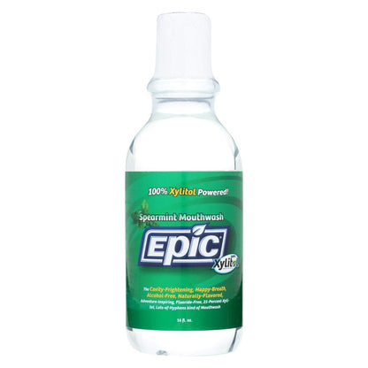 Epic Dental Mouthwash with Xylitol – Spearmint, 16oz