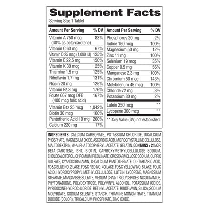 Equate 50+ One Daily Multivitamin – Compare to Centrum Silver (2-pack)