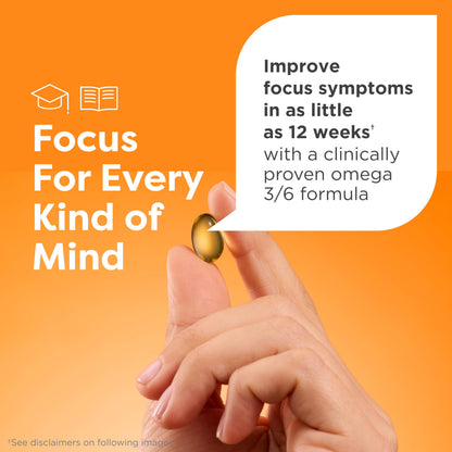 Equazen Pro SFI Fish Oil Softgels - Omega 3 & 6 for Kids