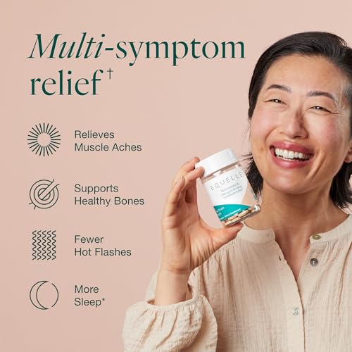 Equelle Multi-Symptom Menopause Relief – Hormone-Free S-Equol, 60 Tablets