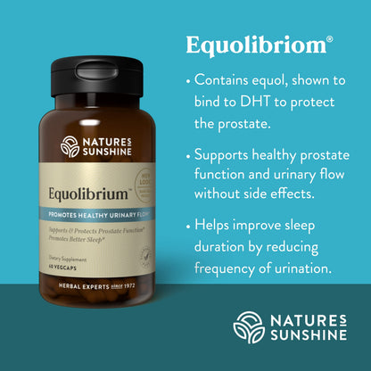 Nature's Sunshine Equolibrium 60 Capsules | Prostate Support