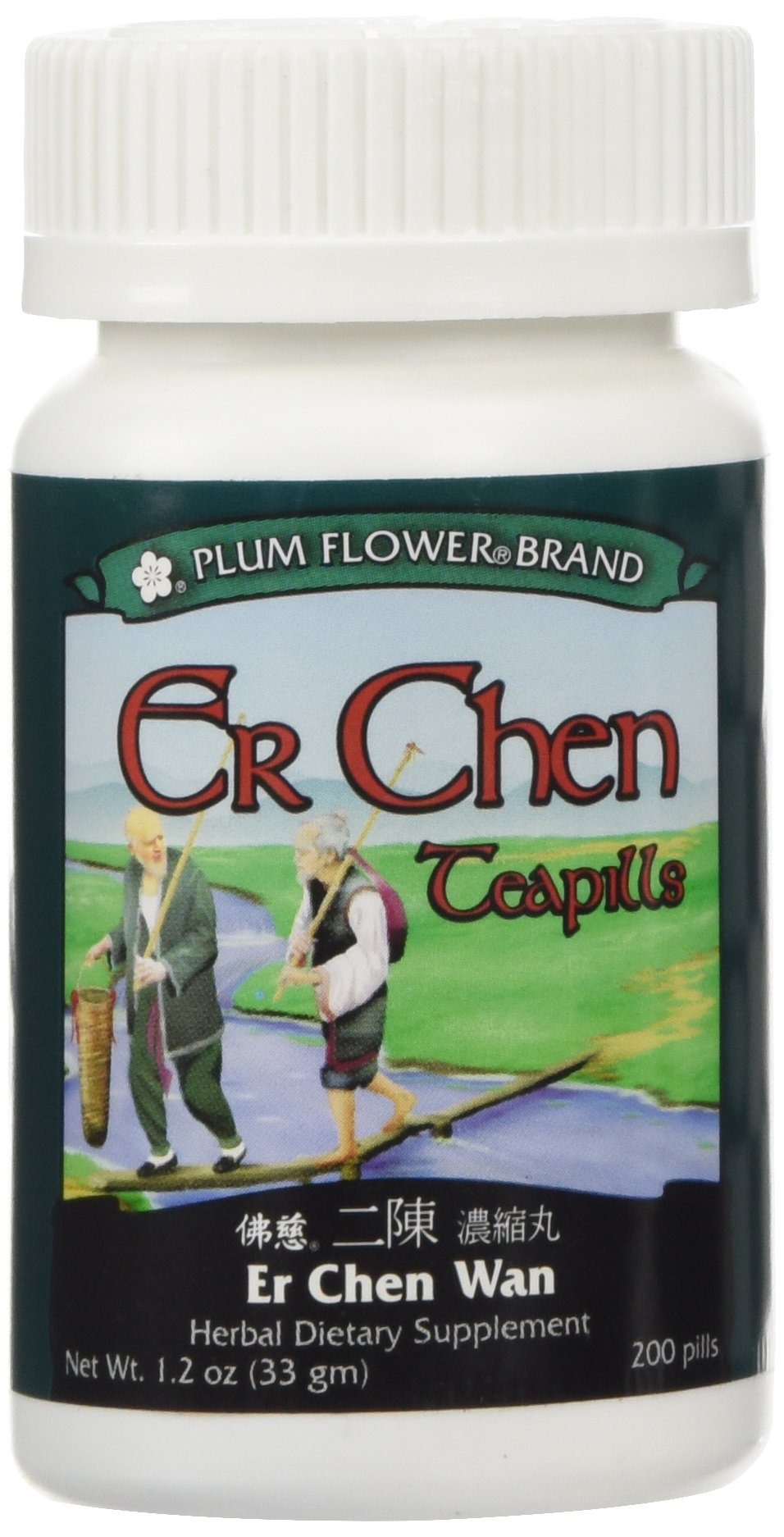 Er Chen Teapills (Er Chen Wan) – 200 ct – Plum Flower | Traditional Chinese Medicine