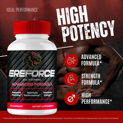 Ereforce Capsules | Official Men’s Supplement – Maximum Strength Performance (3 Pack)