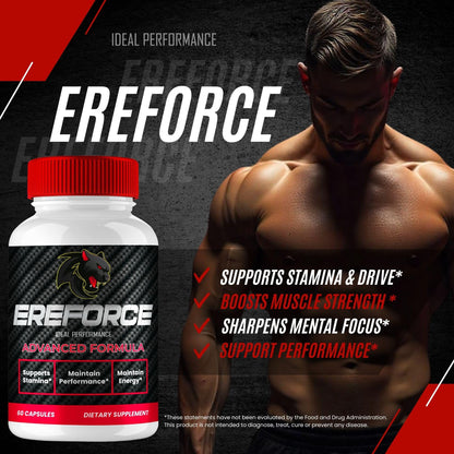 Ereforce Capsules | Official Men’s Supplement – Maximum Strength Performance (3 Pack)