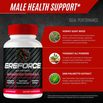 Ereforce Capsules | Official Men’s Supplement – Maximum Strength Performance (3 Pack)