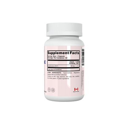 Dr. Morgan Ergothioneine Supplement – 99% Pure Antioxidant Support, Mitochondrial & Cellular Health, 60 Capsules, Made in Canada