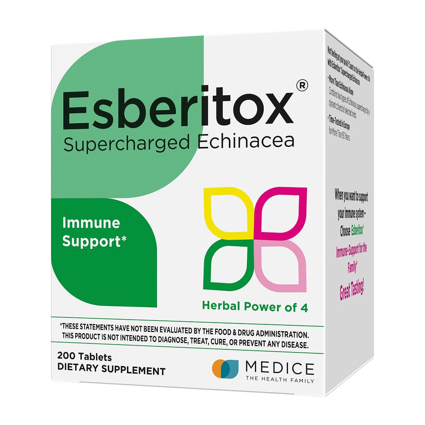 ESBERITOX Supercharged Echinacea – 200 Tablets | Immune Support – Made in Germany