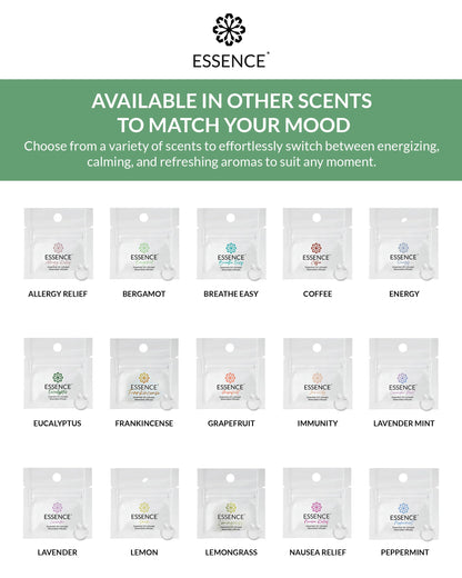 Essence Wearable Aromatherapy Nasal Diffuser | Bergamot Nose Ring Inhaler | Made in USA