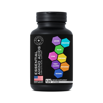 Essential Amino Acids Complex for Men & Women | Vegan BCAA 9 EAAs | 240 Pills