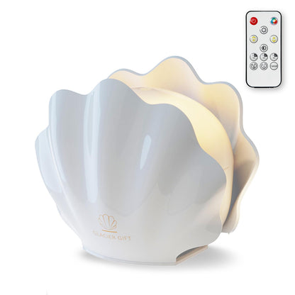 Essential Oil Diffuser 260ML – Shell Aroma Diffuser with Remote, 7-Color LED Night Light