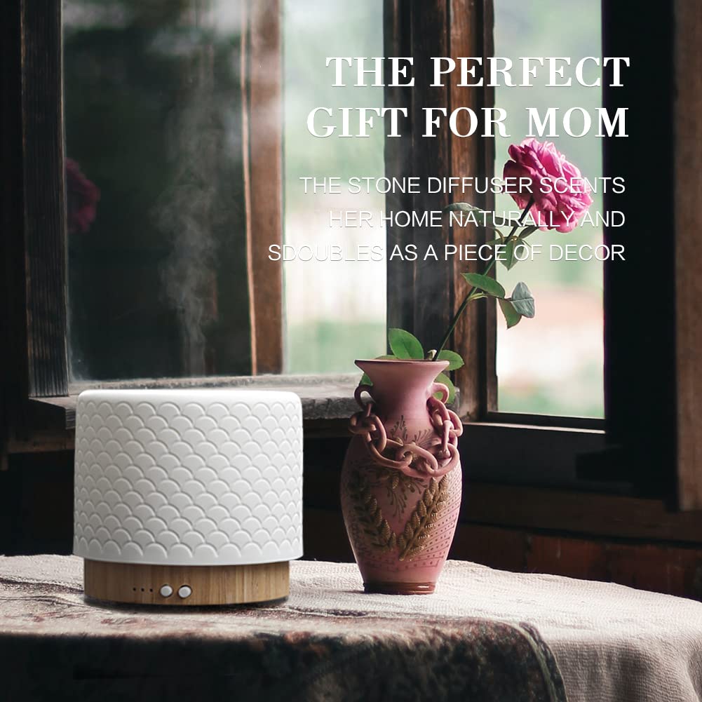 Essential Oil Diffuser 280ml – Large Room Aromatherapy, Sleep Mode, 4 Timers, 3 Light Modes