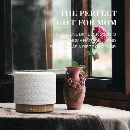 Essential Oil Diffuser 280ml – Large Room Aromatherapy, Sleep Mode, 4 Timers, 3 Light Modes