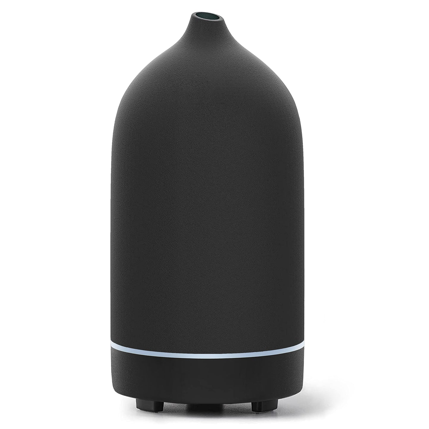 Essential Oil Diffuser - Handcrafted Ceramic, Ultrasonic Diffuser with Night Light & Timer