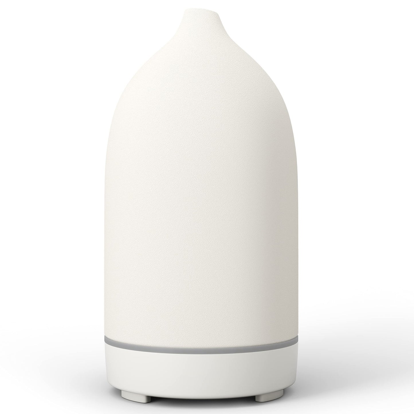 Handmade Ceramic Essential Oil Diffuser – Auto-Off, 9-Color Night Light