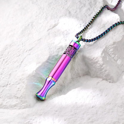 Anxiety Relief Pendant - Mindfulness Breathing Necklace & Aromatherapy Diffuser (Rainbow)