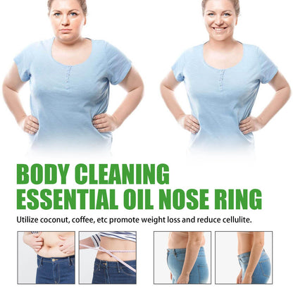 Essential Oil Nose Rings - 5pc Diffuser Ring Set | Superslimtm Slimming & Detoxifying