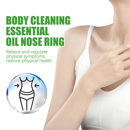 Essential Oil Nose Rings - 5pc Diffuser Ring Set | Superslimtm Slimming & Detoxifying