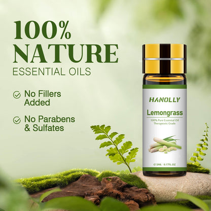 Essential Oils Set - 24x5ml Premium Aromatherapy Kit for Diffuser & Skincare