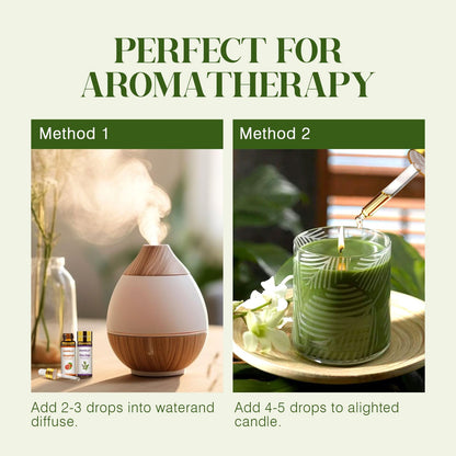Essential Oils Set - 24x5ml Premium Aromatherapy Kit for Diffuser & Skincare