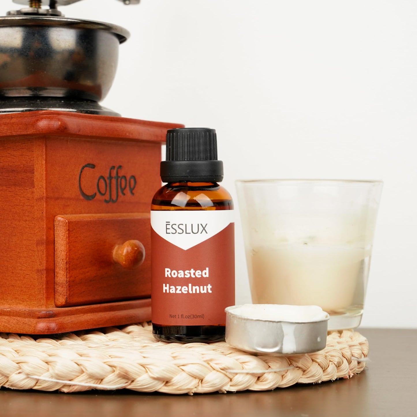 Roasted Hazelnut Fragrance Oil | ESSLUX Premium Aromatherapy Oil 30 ml