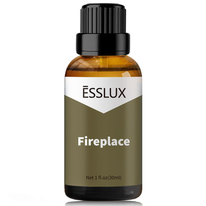 ESSLUX Fireplace Fragrance Oil 30 ml | Aromatherapy Essential Oil for Diffuser, Candle Making & More