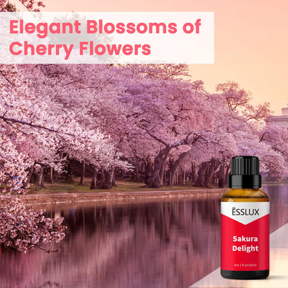 Sakura Delight Fragrance Oil – Cherry Blossom Aromatherapy, 30 ml | ESSLUX
