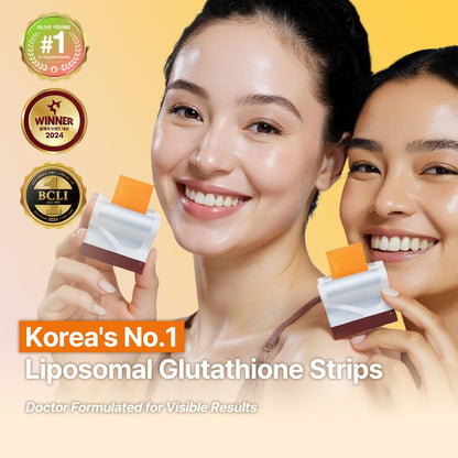 ESTHER FORMULA Liposomal Glutathione Strips 284mg×90 – Enhanced Absorption, Antioxidant Support, Made in USA