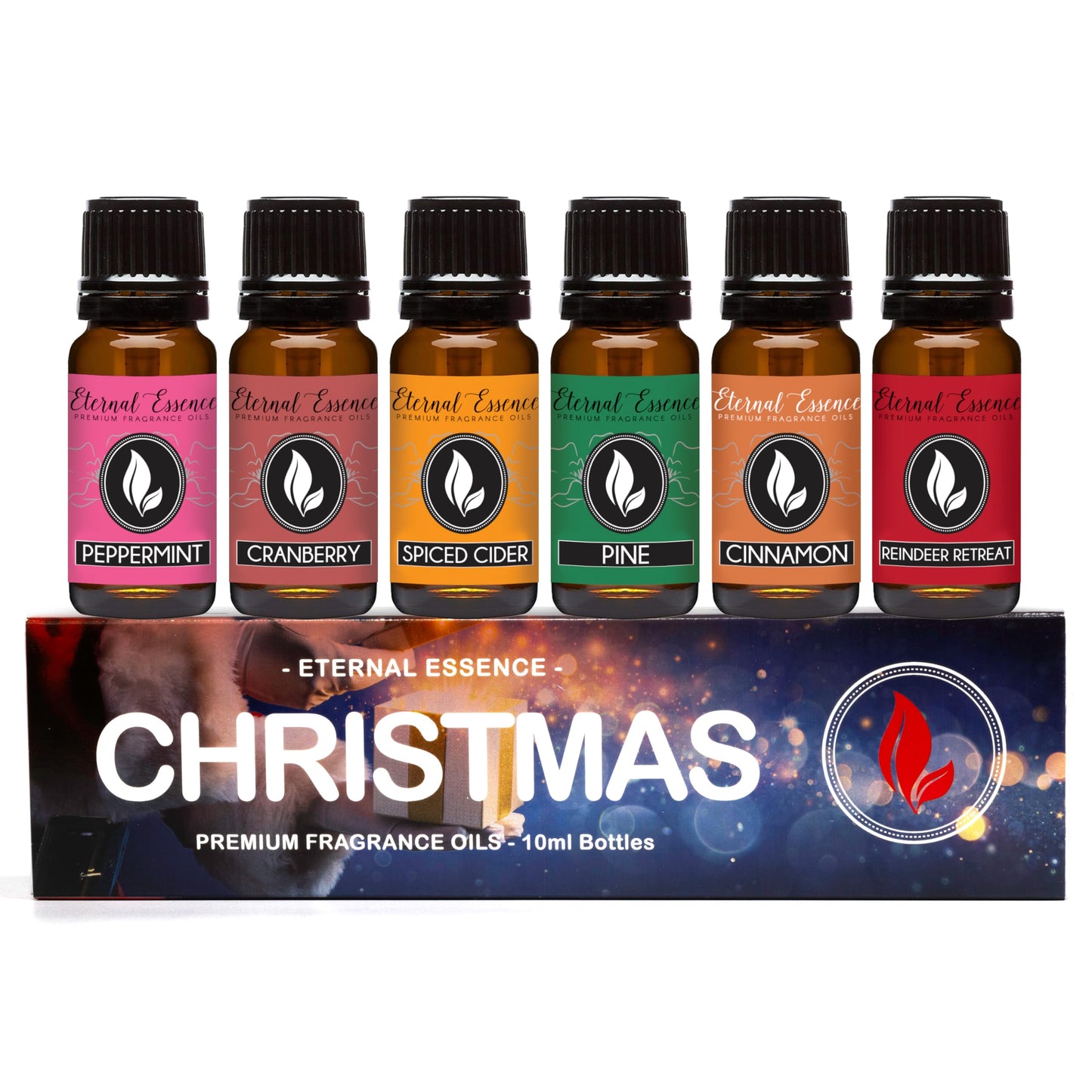 Eternal Essence Oils Christmas Set of 6 Premium Fragrance Oils – 10ml