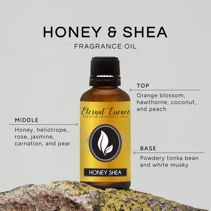 Eternal Essence Oils Honey & Shea 30ml Premium Fragrance Oil - Candle & Soap Making