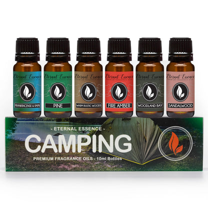Eternal Essence Oils Camping Set of 6 Premium Fragrance Oils – 10ml Each