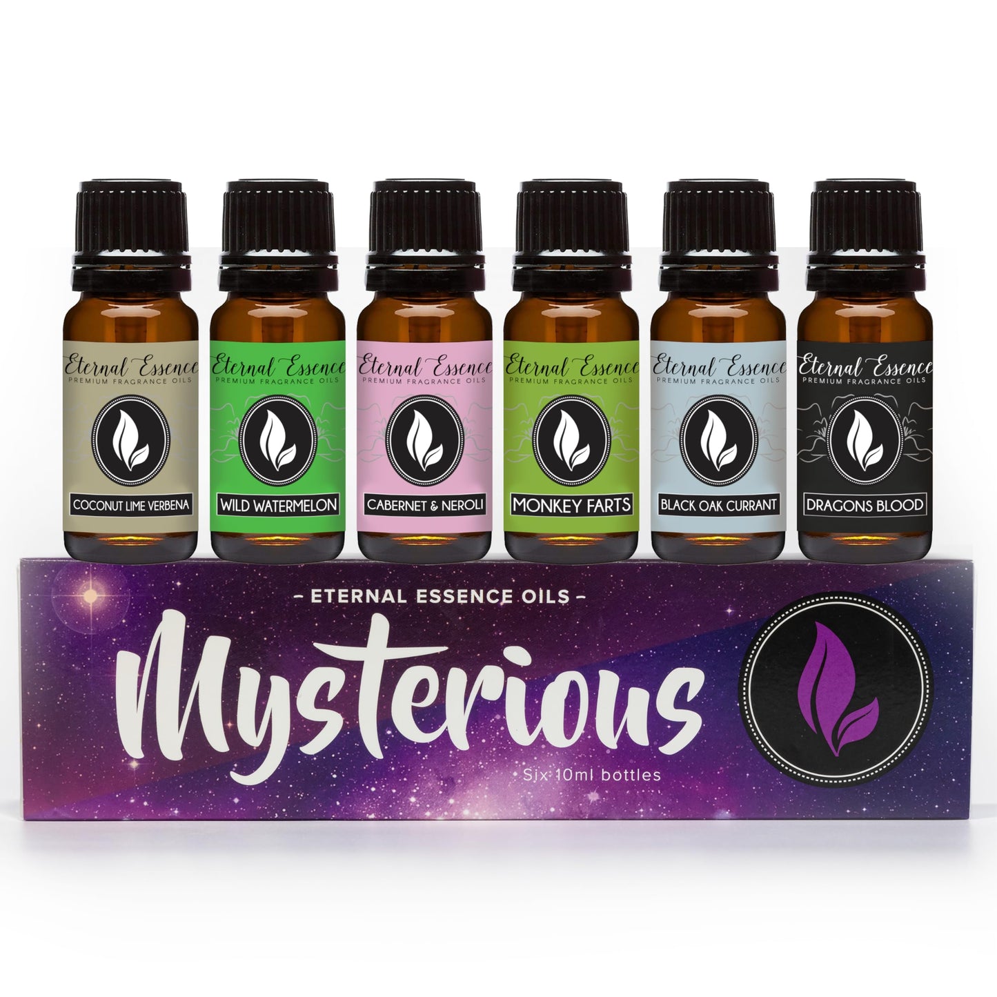 Eternal Essence Oils Mysterious Set – 6 Premium Fragrance Oils (10ml each)