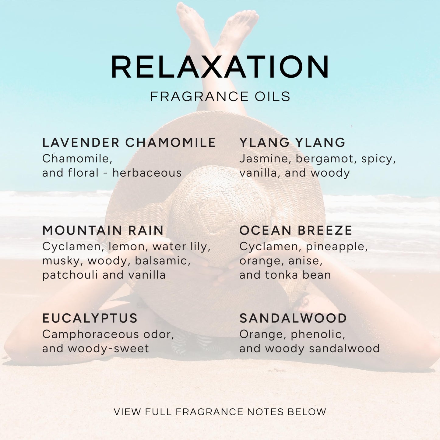 Eternal Essence Oils Relaxation Set – 6 Premium Fragrance Oils (10ml each)