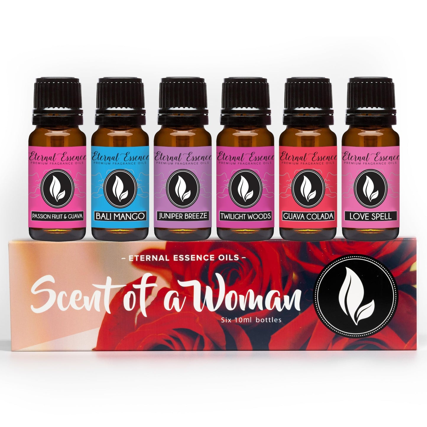Eternal Essence Oils Scent of a Woman Set – 6 Premium Fragrance Oils (10ML Each)