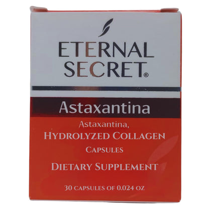 Five Brothers Eternal Secret: Astaxanthin + Hydrolyzed Collagen – 30 Capsules