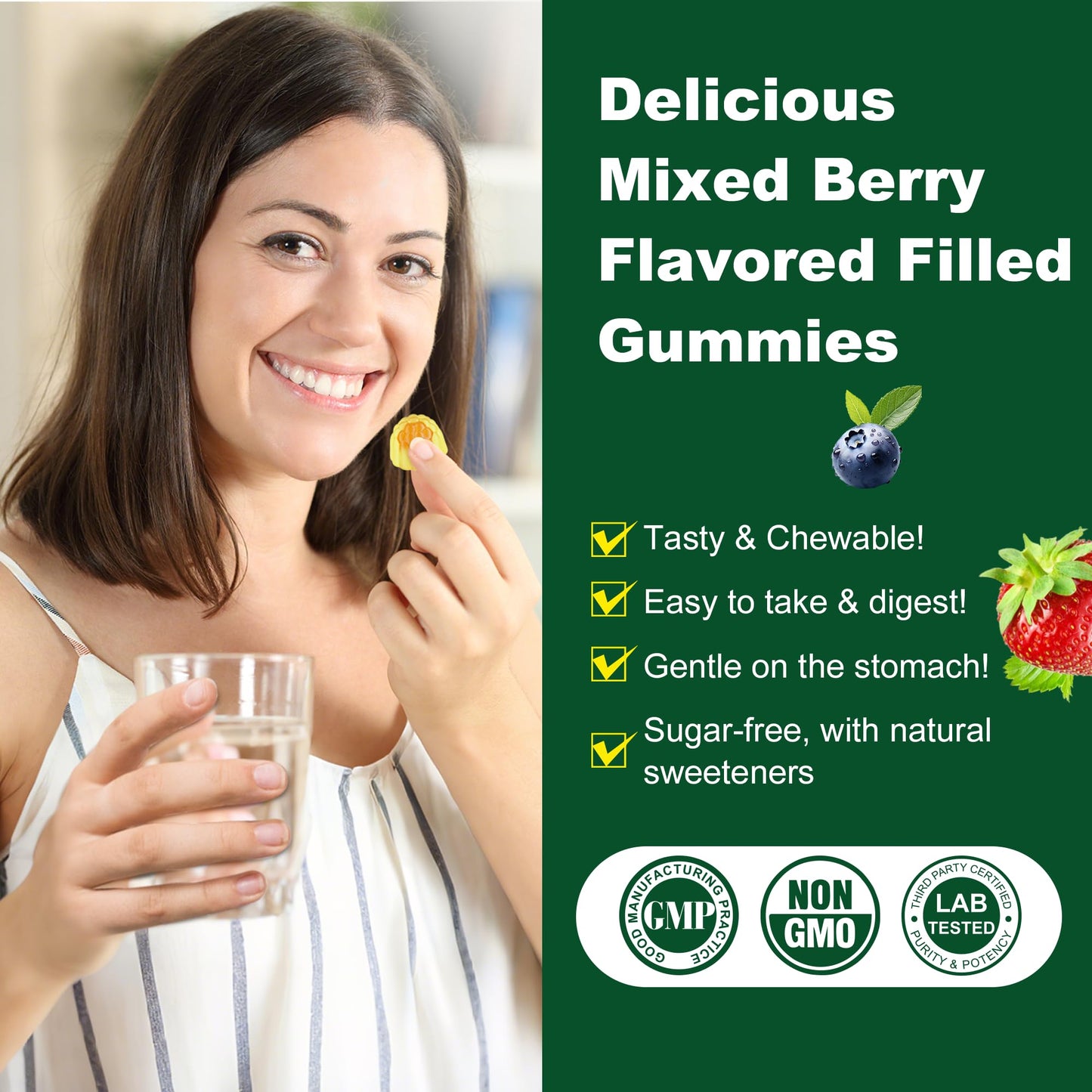 Oil of Oregano with Black Seed Oil Gummies – Liposomal, Sugar Free (2 Months) | Immune Support