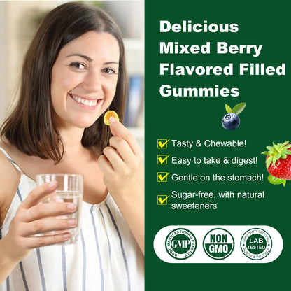 Oil of Oregano with Black Seed Oil Gummies – Liposomal, Sugar Free (2 Months) | Immune Support