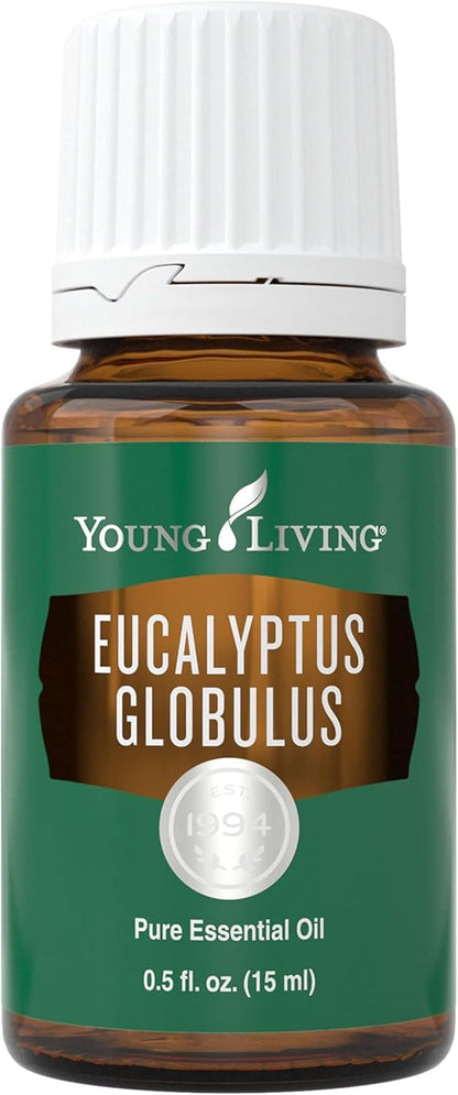 Young Living Eucalyptus Globulus Essential Oil 15ml – Pure & Revitalizing Aromatherapy | Topical & Aromatic Support