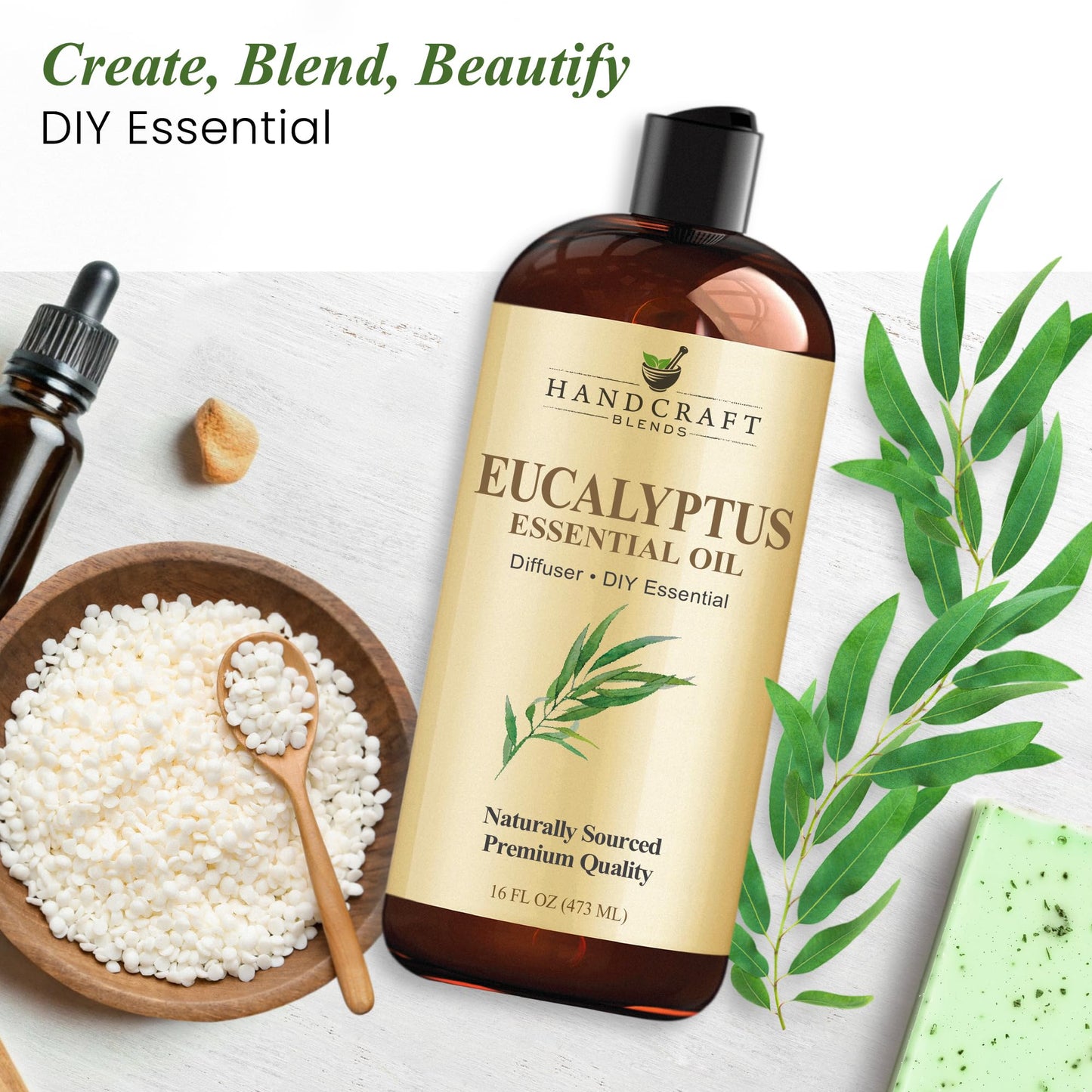 Handcraft Blends Eucalyptus Essential Oil - 16 oz for Candles, Soaps, Diffusers