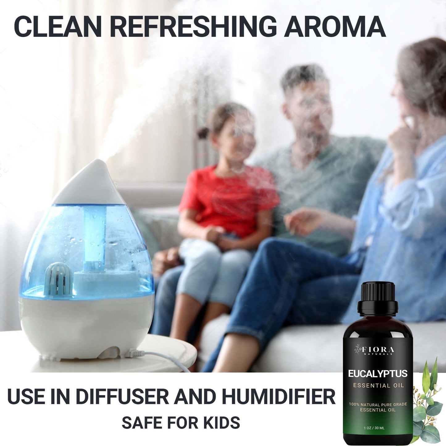 Eucalyptus Essential Oil - 100% Pure for Diffusers, Cold & Aromatherapy