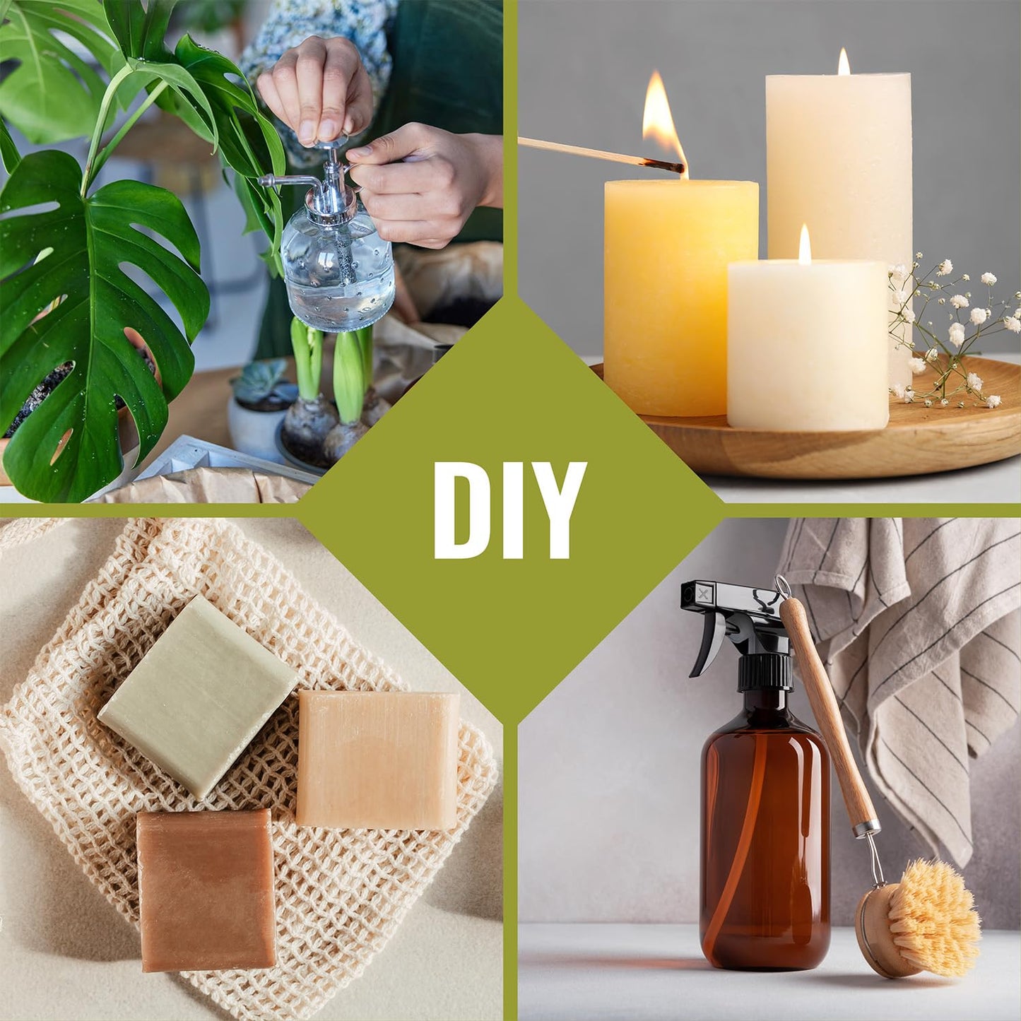 Lab Bulks Eucalyptus Essential Oil 16 oz (473 ml) for Diffusers, Home Care, Candles, Aromatherapy, Candle Making