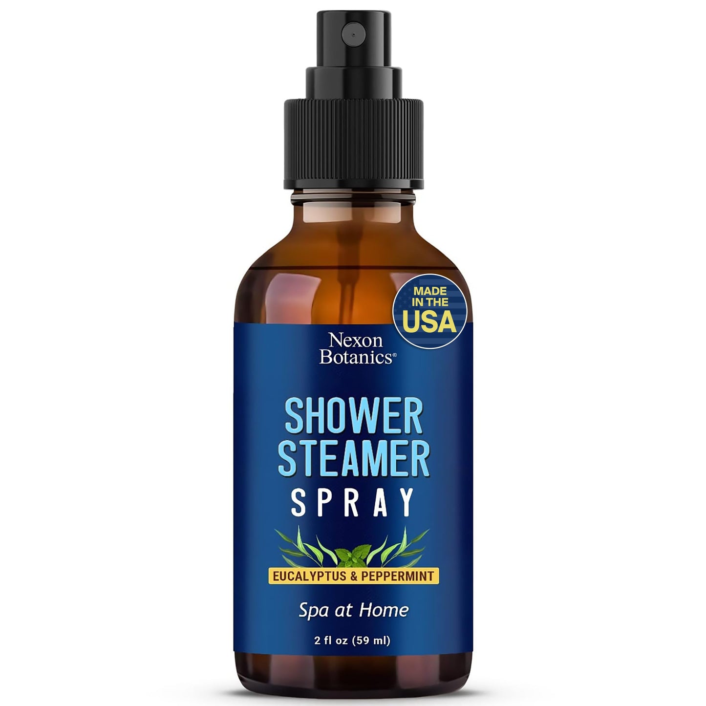 Eucalyptus & Peppermint Shower Steamer Spray 2 fl oz - Nexon Botanics | Aromatherapy Mist