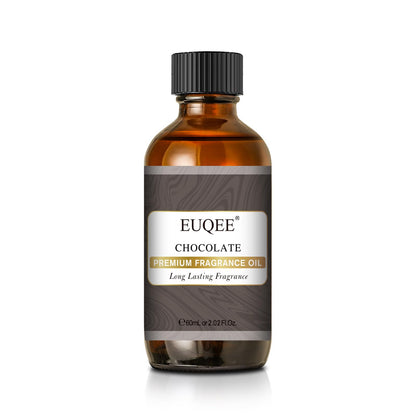 EUQEE Chocolate Fragrance Oil 2.02 Fl oz (60 ml) – Premium Grade with Glass Dropper for Diffusers, Soaps & Candles