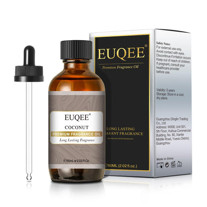 EUQEE Coconut Fragrance Oil – Premium Scented Oil for Aromatherapy & Candles