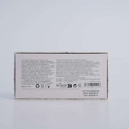 EUQEE 6-Piece Essential Oils Set – 10ml Each (Lavender, Eucalyptus, Peppermint, Tea Tree, Sweet Orange, Lemongrass)