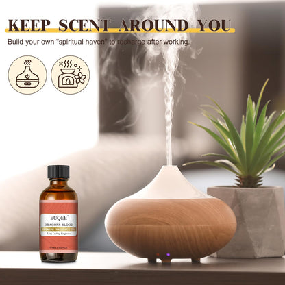 EUQEE Dragons Blood Fragrance Oil 60ml (2.02 fl oz) with Glass Dropper – Diffusers, Soap Making, Bath Bombs