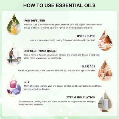 EUQEE Peppermint Essential Oil 118 ml – Pure Peppermint Oil with Glass Dropper