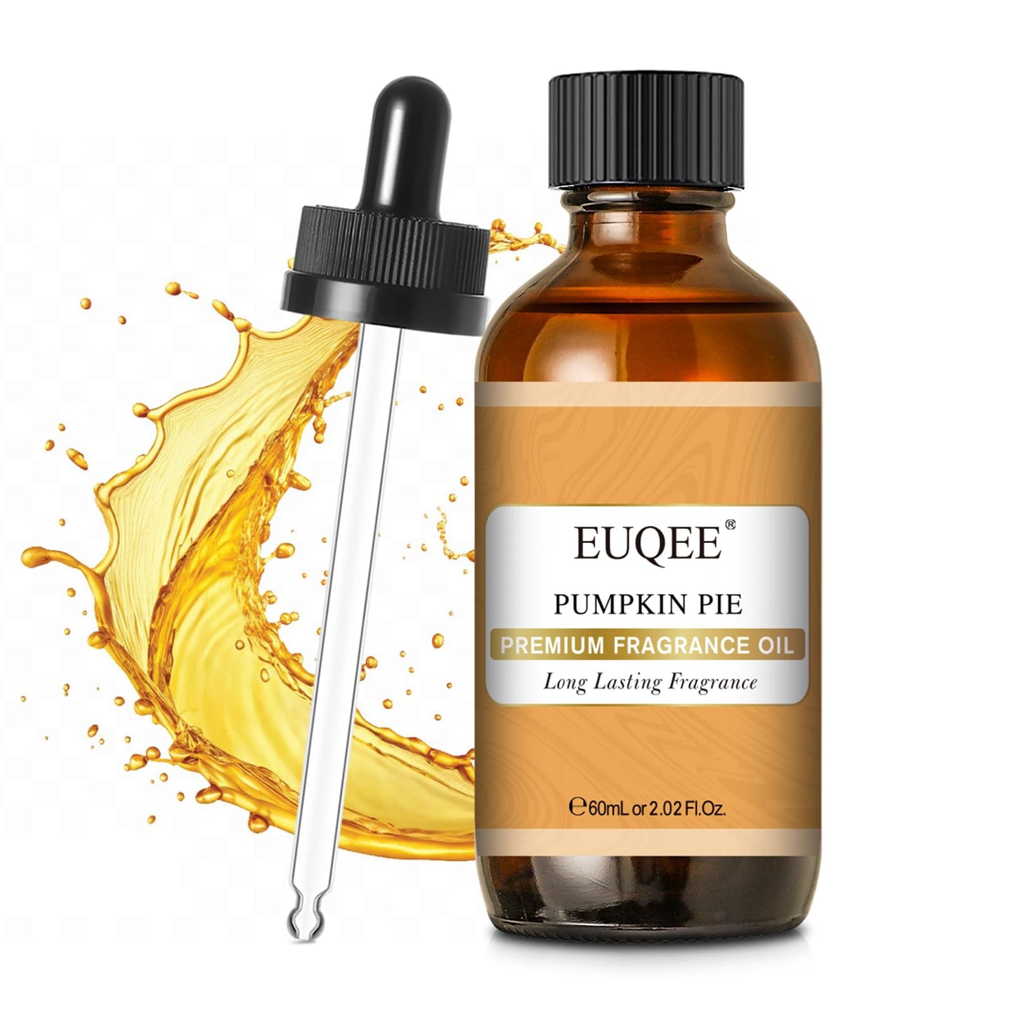 EUQEE Pumpkin Pie Fragrance Oil – Premium Pumpkin Pie Scent for Soap, Candles & DIY (2.02 fl oz / 60 ml)